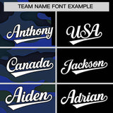 Custom Black Camo Split Fashion Authentic Performance Polo Shirt