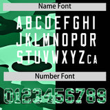 Custom Black Camo Split Fashion Authentic Performance Polo Shirt