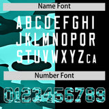 Custom Black Camo Split Fashion Authentic Performance Polo Shirt