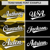 Custom Black Camo Split Fashion Authentic Performance Polo Shirt