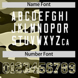 Custom Black Camo Split Fashion Authentic Performance Polo Shirt