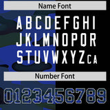 Custom Black Camo Split Fashion Authentic Performance Polo Shirt