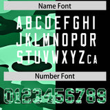 Custom Black Camo Split Fashion Authentic Performance Polo Shirt