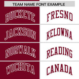 Custom Crimson White Four Squares Design Performance Polo Shirt