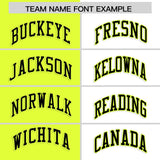 Custom Fluorescent Green White Four Squares Design Performance Polo Shirt
