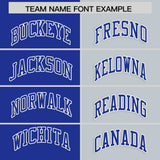 Custom Royal Silver Four Squares Design Performance Polo Shirt