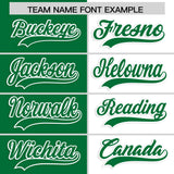Custom Kelly Green White Four Squares Design Performance Polo Shirt