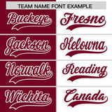Custom Crimson White Four Squares Design Performance Polo Shirt