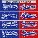 Custom Royal Red Four Squares Design Performance Polo Shirt
