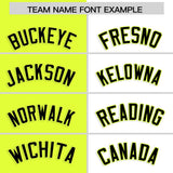 Custom Fluorescent Green White Four Squares Design Performance Polo Shirt