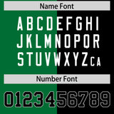 Custom Black Kelly Green Four Squares Design Performance Polo Shirt