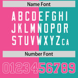 Custom Aqua Pink Four Squares Design Performance Polo Shirt