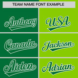 Custom Kelly Green Neon Green Four Squares Design Performance Polo Shirt