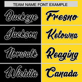 Custom Black Gold Four Squares Design Performance Polo Shirt