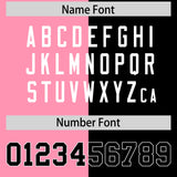 Custom Black Light Pink Four Squares Design Performance Polo Shirt