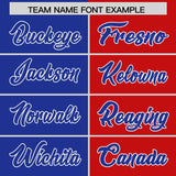 Custom Royal Red Four Squares Design Performance Polo Shirt