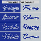Custom Royal Silver Four Squares Design Performance Polo Shirt