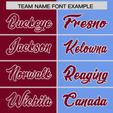 Custom Crimson Light Blue Four Squares Design Performance Polo Shirt