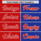 Custom Red Royal Four Squares Design Performance Polo Shirt