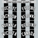 Custom Black Silver Vertical Stripes Design Performance Polo Shirt