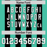 Custom Black Bright Green Vertical Stripes Design Performance Polo Shirt