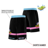 Fans-Made | Custom Red Black-Light Blue Basketball Shorts-Arizona Driven ¨C Available for Reorder