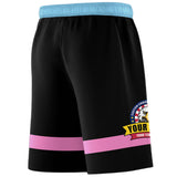 Fans-Made | Custom Red Black-Light Blue Basketball Shorts-Arizona Driven ¨C Available for Reorder