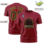 VVHL Crimson Black-Yellow S7-Angry-Byrds T-Shirt