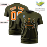 VVHL Olive Orange-White S7-Bravehearts-1 T-Shirt