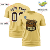 VVHL Khaki Brown-White S7-HANGRY-MOOSE T-Shirt