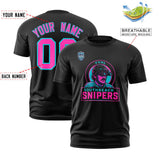 VVHL Black Pink-Sky Blue S7-Southbeach-snipers-2 T-Shirt