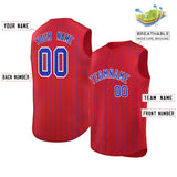 Custom Sleeveless Stripe Fashion Baseball Jersey Fan Gifts