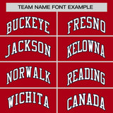 Custom Red Classic Style Personalized Uniform Pullover Hoodie