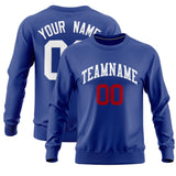 Custom Royal Classic Style Personalized Uniform Pullover Hoodie