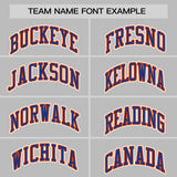 Custom Gray Classic Style Personalized Uniform Pullover Hoodie