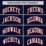 Custom Navy Classic Style Personalized Uniform Pullover Hoodie