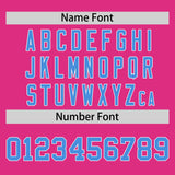 Custom Pink Classic Style Personalized Uniform Pullover Hoodie