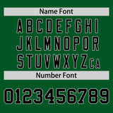 Custom Kelly Green Classic Style Personalized Uniform Pullover Hoodie