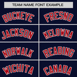 Custom Navy Classic Style Personalized Uniform Pullover Hoodie