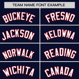 Custom Navy Classic Style Personalized Uniform Pullover Hoodie