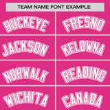 Custom Pink Classic Style Personalized Uniform Pullover Hoodie