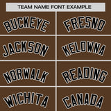 Custom Light Brown Classic Style Personalized Uniform Pullover Hoodie