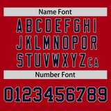 Custom Red Classic Style Personalized Uniform Pullover Hoodie