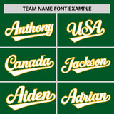 Custom Kelly Green Classic Style Personalized Uniform Pullover Hoodie