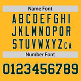 Custom Gold Classic Style Personalized Uniform Pullover Hoodie