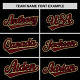 Custom Black Classic Style Personalized Uniform Pullover Hoodie