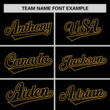 Custom Black Classic Style Personalized Uniform Pullover Hoodie