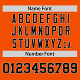 Custom Orange Classic Style Personalized Uniform Pullover Hoodie