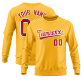 Custom Gold Classic Style Personalized Uniform Pullover Hoodie