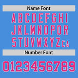 Custom Powder Blue Classic Style Personalized Uniform Pullover Hoodie